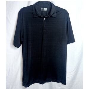 Callaway Mens Size Medium Black Opti-dri Short Sleeve Golf Polo